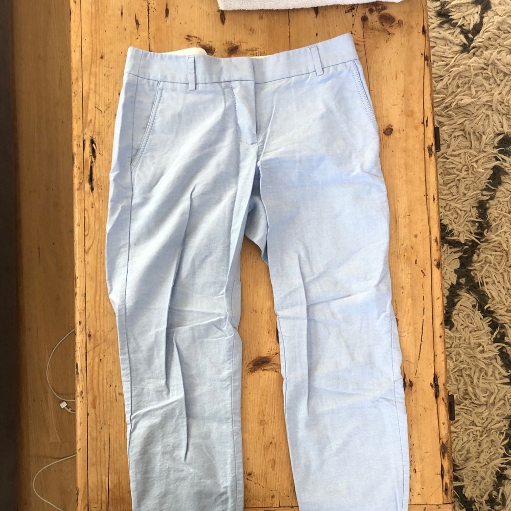 Light blue J Crew capris
